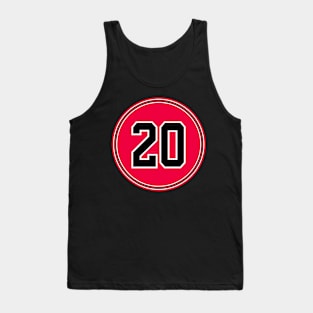 Adam Mokoka Number 20 Jersey Chicago Bulls Inspired Tank Top